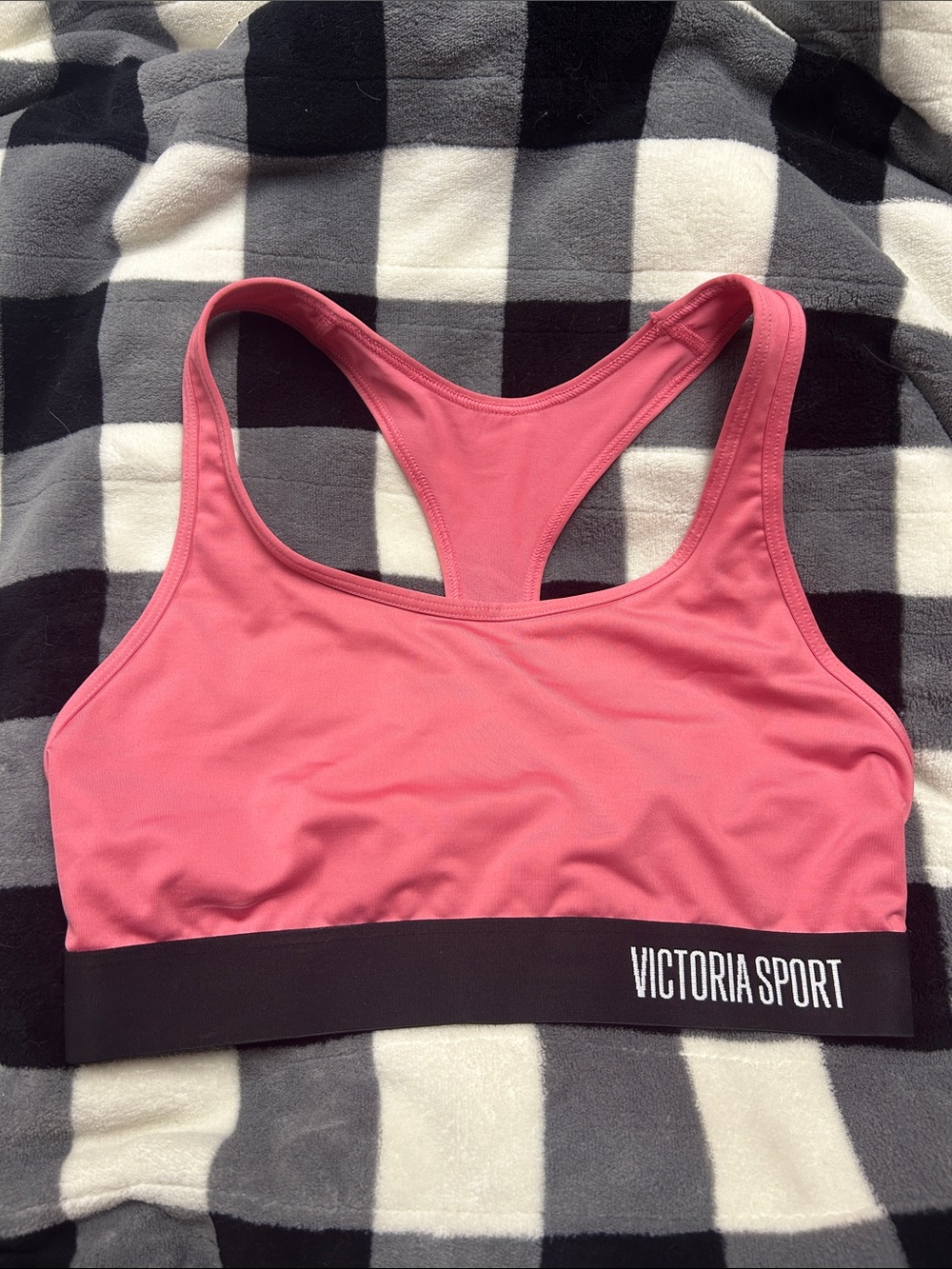 Pink Racerback Sports Bra